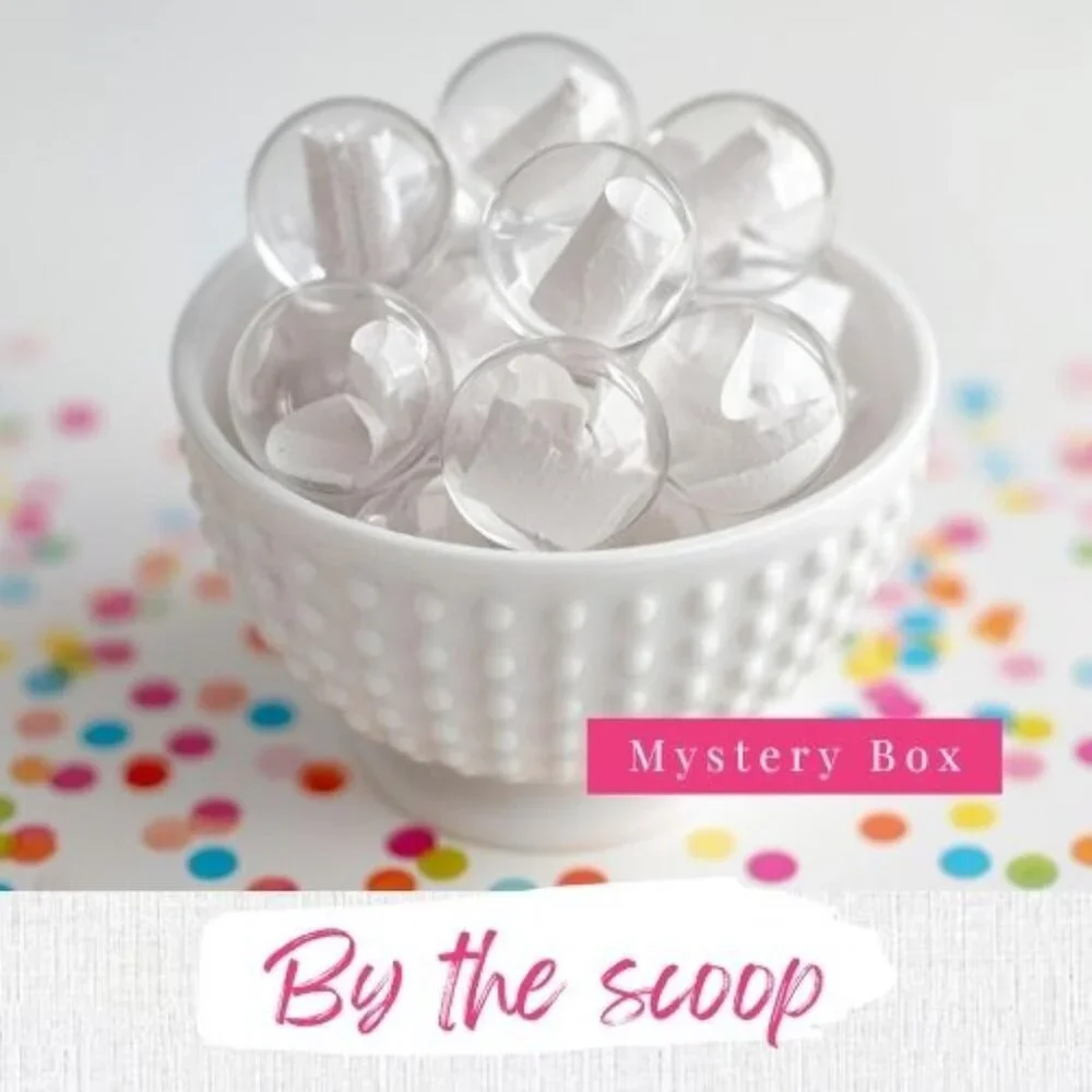Etsy Mystery Box | Party Decorations & Crochet Fun -12 Scoop